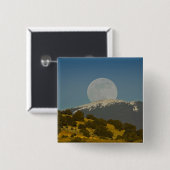 サングレ·ド·クリスト山脈の上のムーンライズ 缶バッジ (正面&裏面)