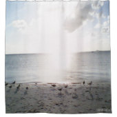 サングローリーアットザシャワーカーテンビーチ シャワーカーテン (正面)