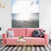 サングローリーアットザビーチ キャンバスプリント (インサイチュ (リビング))