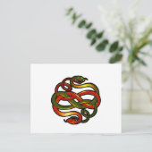 サンケ結び糸細工 ポストカード (スタンド正面)