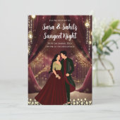 サンゲ招待状&デジタルサンゲットカード 招待状 (スタンド正面)