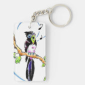 サンコウチョウちゃん キーホルダー (裏面)