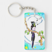 サンコウチョウちゃん キーホルダー (正面)