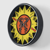 サンココペリアリゾナ先住民アメリカン 壁時計 (傾斜)