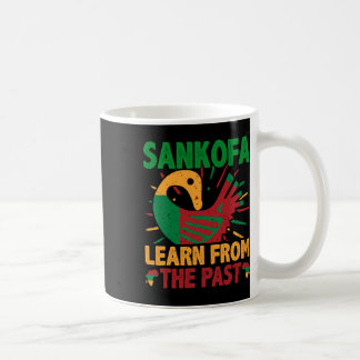 サンコファシンボルとアディンクラガーナ ブラックヒストリー コーヒーマグカップ