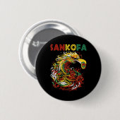 サンコファジュネファーガナサンコファシンボルアディンクラ 缶バッジ (正面&裏面)