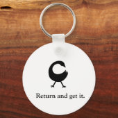 サンコファ戻ってそれを得る。 キーホルダー (正面)