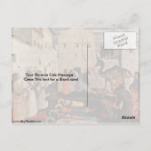 サンコマスとダミアンの殉教者Fra Angelico著 ポストカード (裏面)