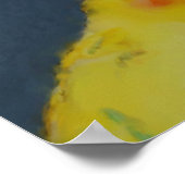 サンコンアオウムのペア鳥アート ポスター (角)