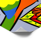 サンコンキュアgcc quaker caque senegal parrot happy ポスター (角)