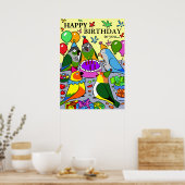 サンコンキュアgcc quaker caque senegal parrot happy ポスター (キッチン)