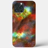 サンゴから着色された染色されたテクスチャを生ガラスの下で Case-Mate iPhoneケース (裏面)