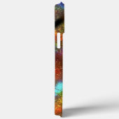 サンゴから着色された染色されたテクスチャを生ガラスの下で Case-Mate iPhoneケース (裏面 / 右)