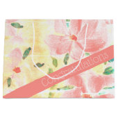 サンゴかわいらしの花 ラージペーパーバッグ (正面)