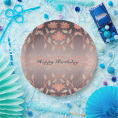 サンゴすごいかわいらし花 ペーパープレート (パーティー)