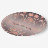 サンゴすごいかわいらし花 ペーパープレート (アングル)