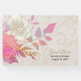 サンゴとアイボリー結婚フローラ ゲストブック