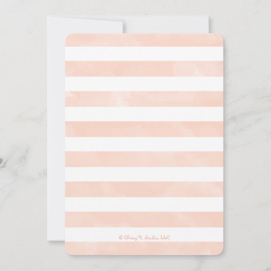 サンゴとアクアカドゥセウス看護学校卒業 招待状 (裏面)