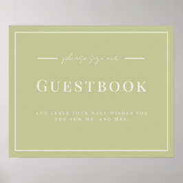 サンゴとクリー結婚ムのゲストブックサイン ポスター