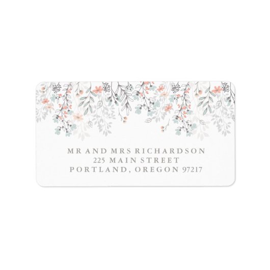 サンゴとグ素朴レー結婚のボホ植物学 ラベル (正面)