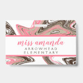 サンゴとチョコレートストロークナースホールパス バッジ (裏面)