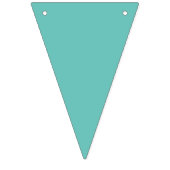 サンゴとティール(緑がかった色) バンティングフラッグ (第2の旗)