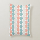 サンゴとティール（緑がかった色）雲子供部屋 アクセントクッション (裏面(縦))