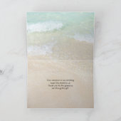 サンゴとヒトデの結婚式にて　多大なる感謝を サンキューカード (内部)