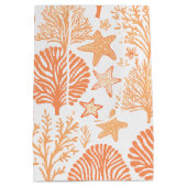 サンゴとヒトデ ミディアムペーパーバッグ (裏面)