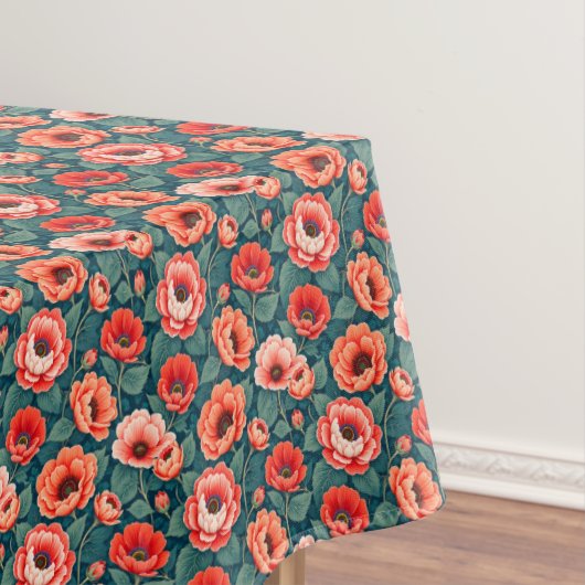 サンゴとピンクのチノワセリー テーブルクロス (インサイチュ)