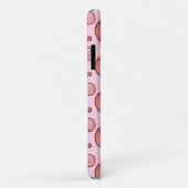 サンゴとピンクのペイズリー模様 Case-Mate iPhoneケース (裏面/右)