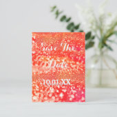 サンゴとピンクの輝きを保存する 案内ポストカード (スタンド正面)