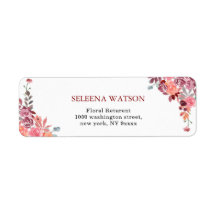 サンゴとピーチウォーターの色のフローラ結婚のアドレス