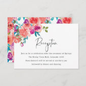 サンゴとファンダンゴフローラ結婚披露宴 エンクロージャーカード (正面/裏面)