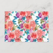 サンゴとファンダンゴフローラ結婚披露宴 エンクロージャーカード (裏面)