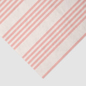 サンゴとベージュ五ストライプ色 薄葉紙 (詳細)