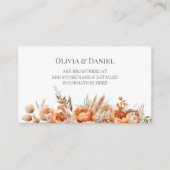 サンゴとモモの乾結婚花登録簿 エンクロージャーカード (正面)