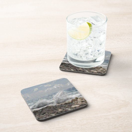 サンゴと波 コースター (右側)