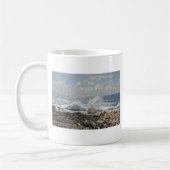 サンゴと波 コーヒーマグカップ (左)