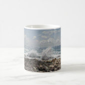 サンゴと波 コーヒーマグカップ (中央)