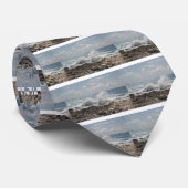 サンゴと波 ネクタイ (ロール)