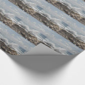 サンゴと波 ラッピングペーパー (角)