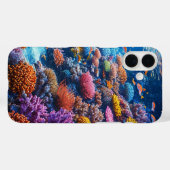 サンゴと海洋生物の自然 Case-Mate iPhoneケース (裏面 (横))