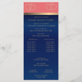 サンゴと海軍の金ゴールドハート – プログラム (裏面)