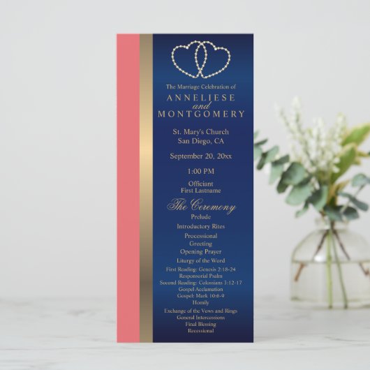 サンゴと海軍の金ゴールドハート – プログラム (スタンド正面)