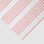 サンゴと白い5つのストライプパターン 薄葉紙 (詳細)