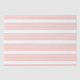 サンゴと白い5つのストライプパターン 薄葉紙