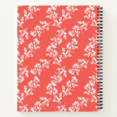 サンゴと白のフローラレシピ主催者 ノートブック (裏面)