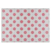 サンゴと白水玉模様 カッティングボード (正面)