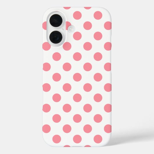サンゴと白水玉模様 Case-Mate iPhoneケース (裏面)